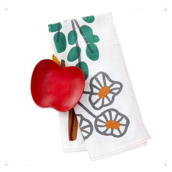 Hallmark Apple Spoon Rest and Tea Towel - Picture 1 of 4